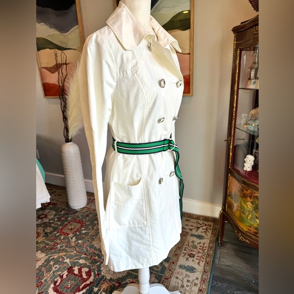 Steve Madden White Trench Coat - Picture 9 of 15